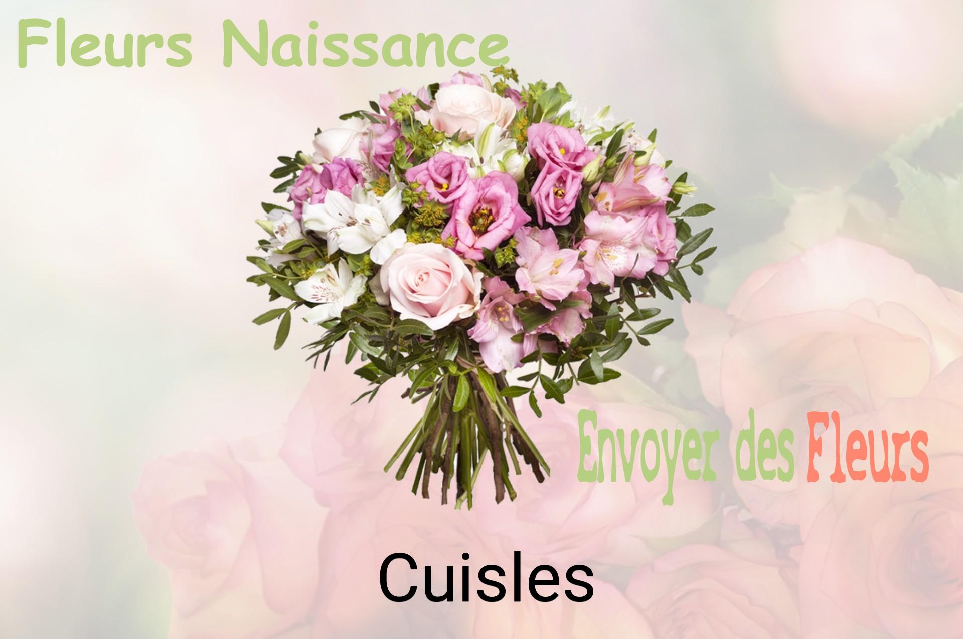 Bouquet de fleurs de naissance livré à Cuisles